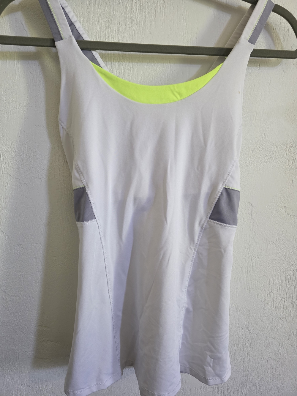 Lucky in Love White Sports Bra